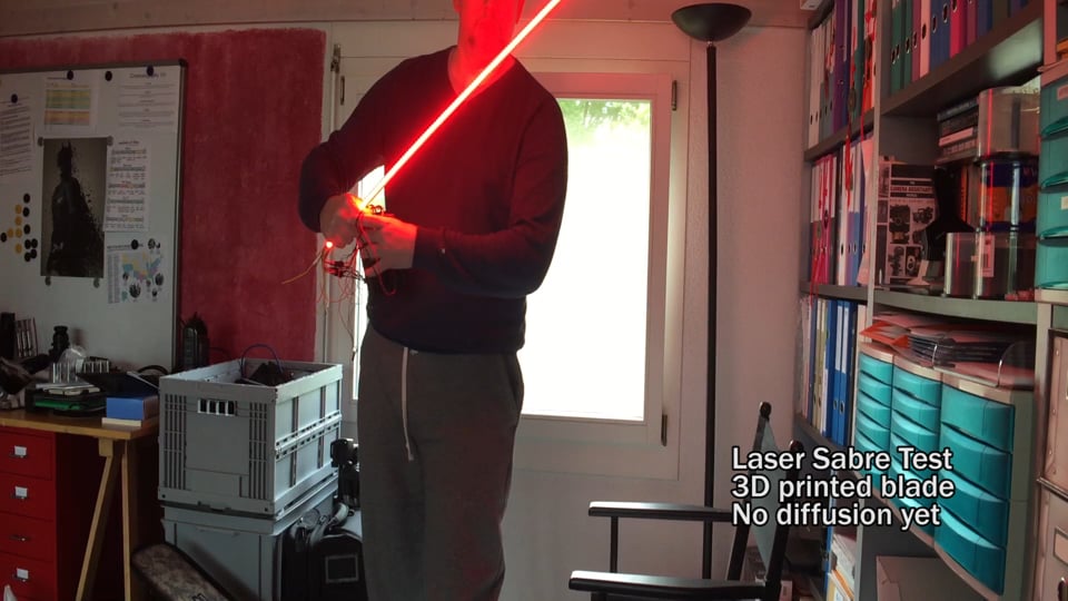 Laser Sword Test 2
